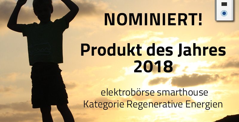 Synchronverter nominiert Produkt des Jahres 2018 Elektrobörse Smarthouse