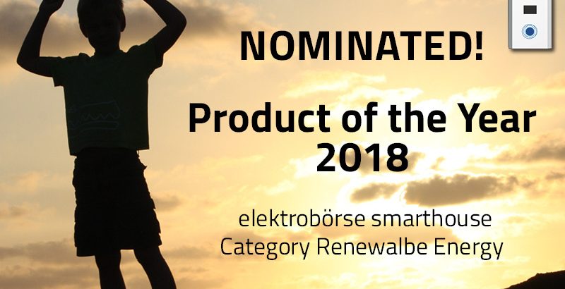 Synchronverter nominated for product of the year 2018!