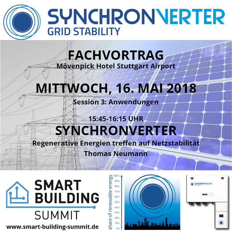 Smart Building Summit Fachvortrag Synchronverter
